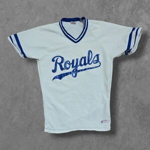 Vintage Kansas City Royals Rawlings Medium Baseball Jersey  80s 90s